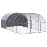 vidaXL Zunanji kokošnjak 3x6x2 m pocinkano jeklo