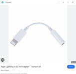 Apple lightning to headphone audio adapter univerzalni