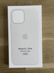 Apple ovitek za Iphone 12. Bele barve