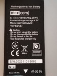 Baterija telefona max com Li-ion 3,7v 800mAh NOVA