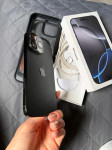 iPhone 16 Pro Max, 256 GB, črn – odlično stanje