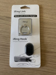 iRing Link safety grip & kickstand in iRing hook universal smart phone
