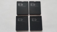 Kar dobro ohranjene 4 Nokia BL-6F baterije (1038, 984, 967 in 952 mAh)