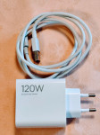 Polnilec Xiaomi Turbo Charger MDY-14-EE 120W s kablom Type C 6A - bel