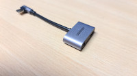 Pretvornik iz USB C v USB C PD in 3.5 jack za slušalke