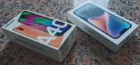 SAMSUNG in iPhone dve originalne škatle od telefonov