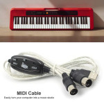 Kabel za povezavo klaviature z računalnikom iz MIDI v USB