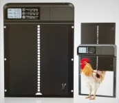 Avtomacka kovinska vrata za kokošnjak ali ostale namene ...