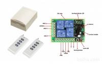 Brezžično daljinsko stikalo napajanja 12-24V 100W 4-CH 500m