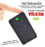 Daljinec za kopiranje / univerzalni podvojevalnik 280–868 MHz