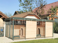 Dvojni pesjak ROSA,boks za dva psa