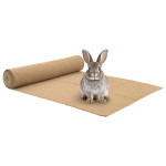 vidaXL Podloga iz jute za glodavce 1x5 m 5 mm