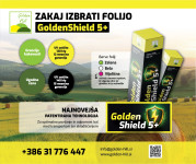 Folija za baliranje Golden Shield 5+ 500mm in 750mm AKCIJA do 30.1