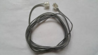 Nerabljen dvožilni telefonski RJ11 kabel dolžine 1,9 m