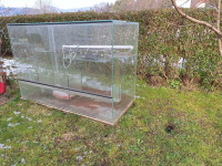 Terarij / akvarij 120cm x 80cm x 60cm + Luč