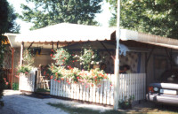 Nadstrešna konstrukcija za prikolico/baldehin