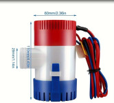 Prodam visokozmogljivo potopno vodno črpalko 1100 gph, 12V DC