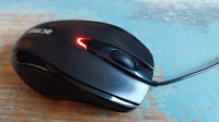 NOVA Acme optična žična USB miška, črna barva