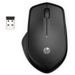 Brezžična miška HP 280 Silent, črna