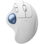 Brezžična sledilna kroglica Logitech ERGO M575S - umazano bela + modra