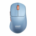 Brezžične slušalke CHERRY XTRFY M64. Modra brezžična miška