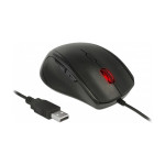 Ergonomska optična USB miška s 5 gumbi - za levičarje