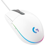 Igralna miška Logitech G203 LIGHTSYNC bela