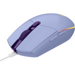 Igralna miška Logitech G203 LIGHTSYNC bela