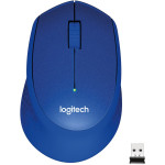 Logitech M330 SILENT PLUS brezžična modra