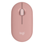 Logitech Pebble Mouse 2 M350s miška optična, 3 gumbi, brezžična Blueto