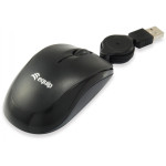 Optična miška Equip USB, potovalna, za desničarje in levičarje, 0,8 m,