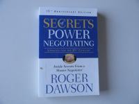 ROGER DAWSON, SECRETS OF POWER NEGOTIATING