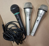 3X dinamični mikrofon ( Vivanco, Crest )