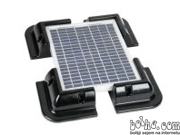 Nosileci PVC kotno in vzdolžna vpetja sončne solarne celice