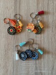 Čudoviti ročno poslikani obeski za ključe