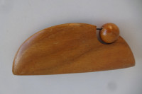 Lesena sponka za lase dolžina 11,5 cm