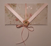 Darilna kuverta za denar ali darilne bone in prostorom za voščilo