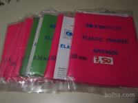 Fitnes band  elastični trak Cor Sport 120cm x 15cm, 0.35mm ali 0.50mm