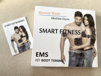 EMS elektrostimulator trebušnih mišic-rok-stegen.. SMART FITNESS -NOVO