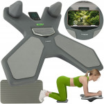 Večnamenska ravnotežna vadbena deska s LCD števcem