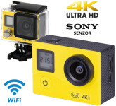 Aktivna športna kamera TREVI GO 2500-4K, 4K-UHD,WiFi, Sony senzor, vod