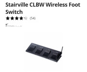 Stairville CLBW Wireless Footswitch