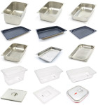 POSODA / POKROVI Gastronorm GN - INOX / TEFLON / POLIKARBONAT