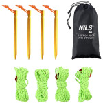 Komplet klinov in vrvic za kampiranje