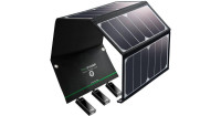 ravpower zložljiv solarni panel 24 w 3 polnilna mesta