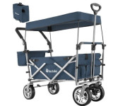 Zložljiv transportni voziček Niko s transportno torbo, nosilnost 80 kg