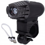 LED aku. sprednja kolesarska svetilka USB CREE XM-L2 IPX6
