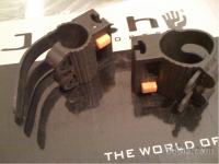 Nastavek, objemka za pritrditev ključavnice na kolo