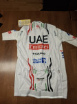 UAE Pissei kolesarske hlače + dres, NOVO!