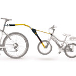 Vlečni drog za otroško kolo Trail Angel rumen